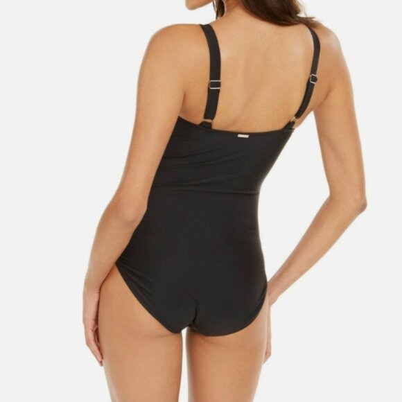 NWT! Calvin Klein Multi Color Floral One Piece Swimsuit NEW! - Picture 2 of 3